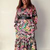 Kleid- Mauve