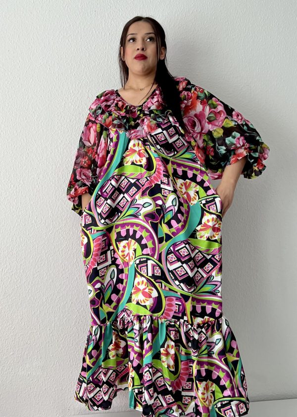 Kleid- Mauve