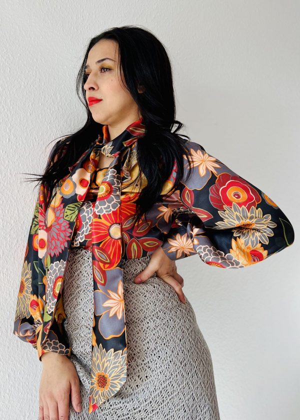 Schluppenbluse- Hailey