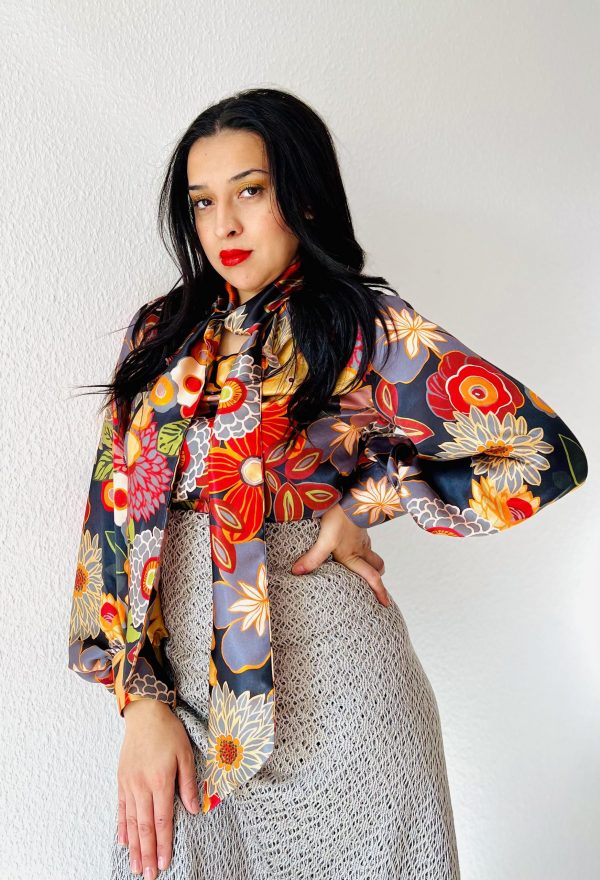 Schluppenbluse- Hailey