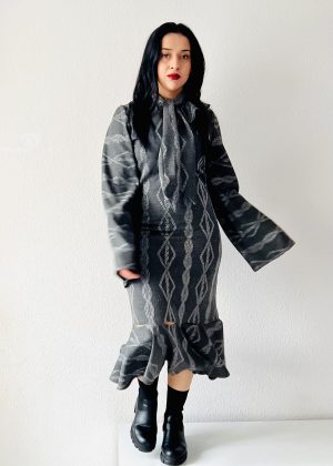Schluppen Jerseykleid- Barbs