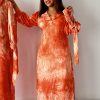 Maxikleid -Tangerine