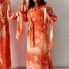 Maxikleid -Tangerine