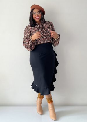 Schluppenbluse - Azel