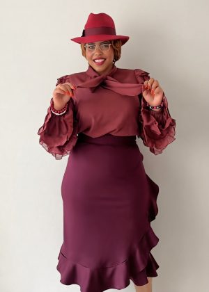 Schluppenbluse - Myra