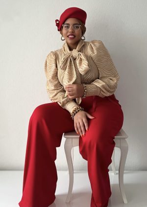 Schluppenbluse - Ophira