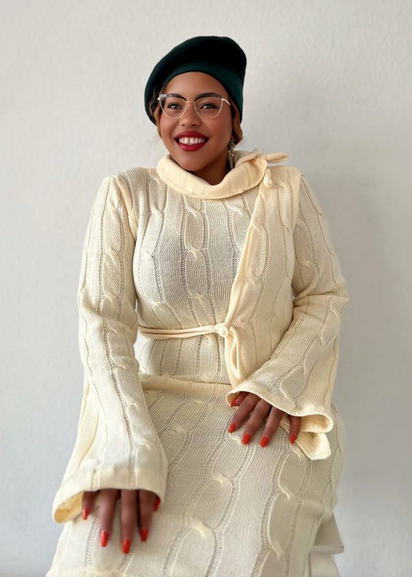 Strickkleid - Ivory
