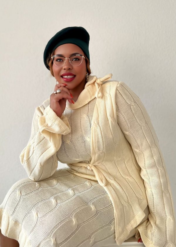 Strickkleid - Ivory