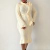 Strickkleid - Ivory
