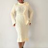Strickkleid - Ivory