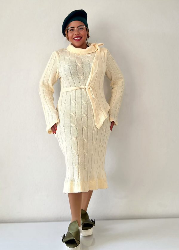 Strickkleid - Ivory