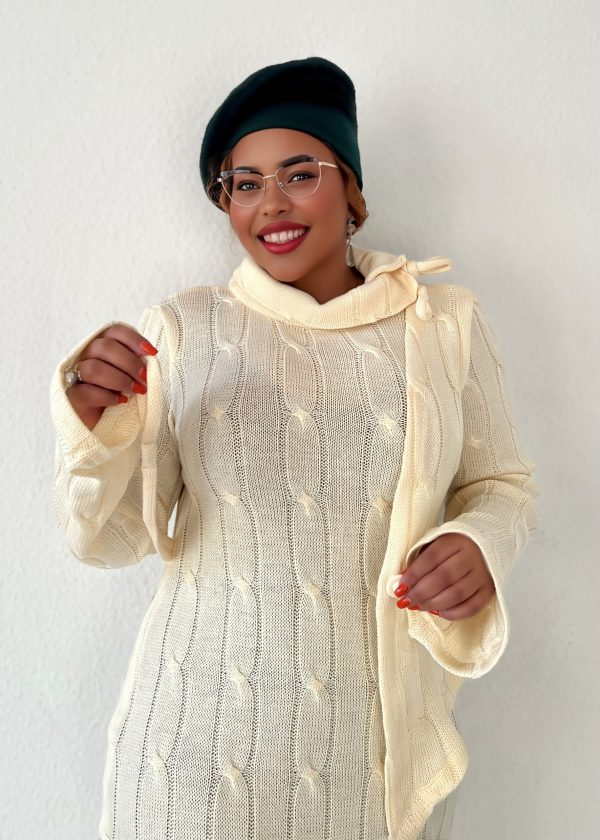 Strickkleid - Ivory