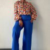 Schluppenbluse - Colchique