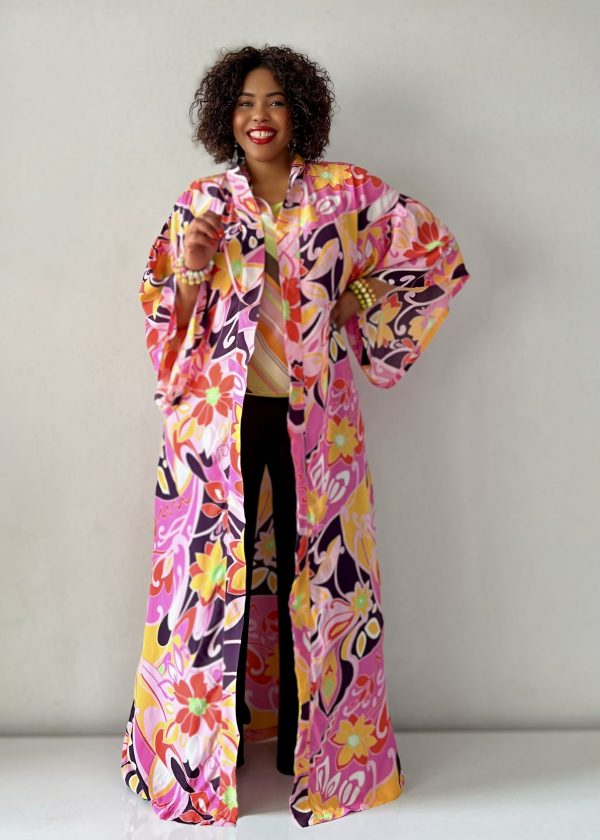 Kimono Stil- Floral Whisper