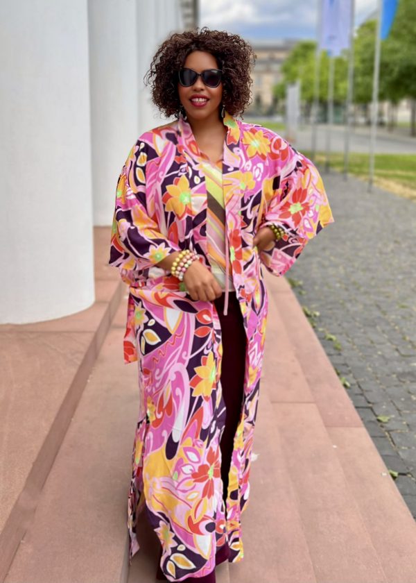 Kimono Stil- Floral Whisper