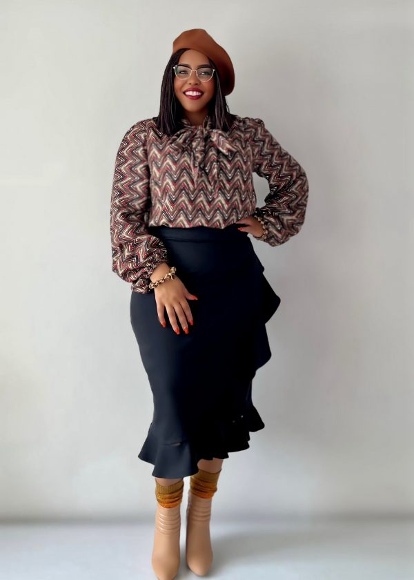 Schluppenbluse - Azel