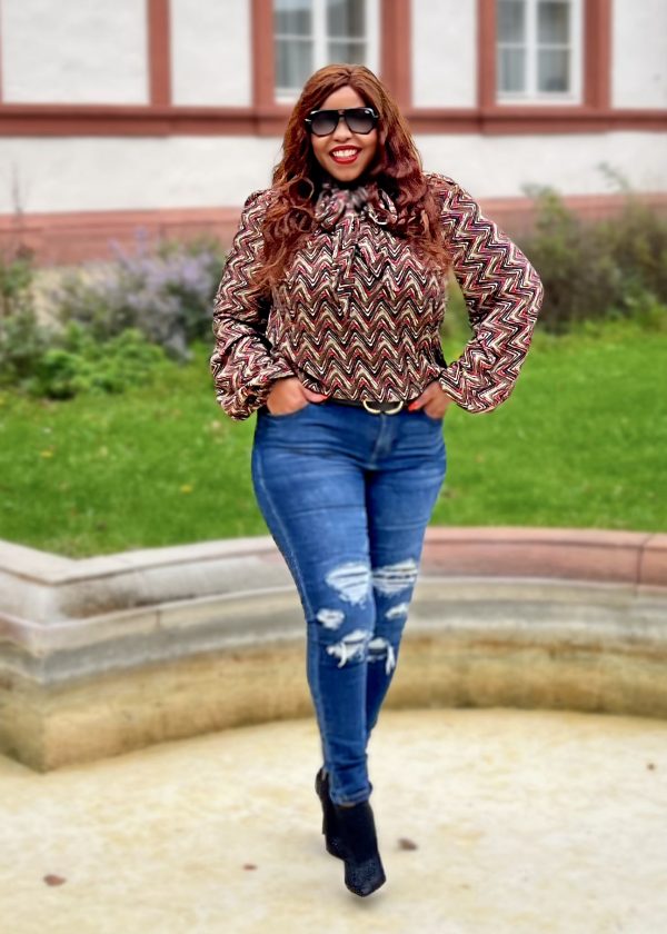 Schluppenbluse - Azel