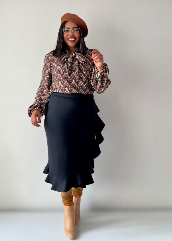 Schluppenbluse - Azel