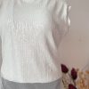Pailletten Oberteil-Glam
