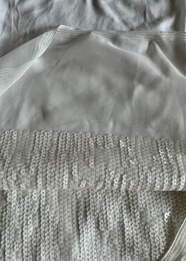 Pailletten Oberteil-Glam