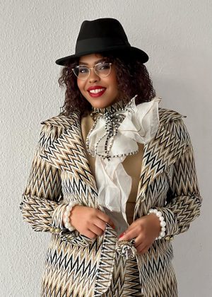 Wickeloptik Blazer- Calista