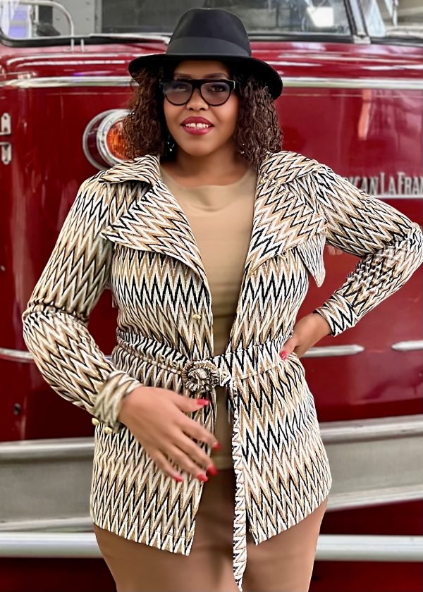 Wickeloptik Blazer- Calista