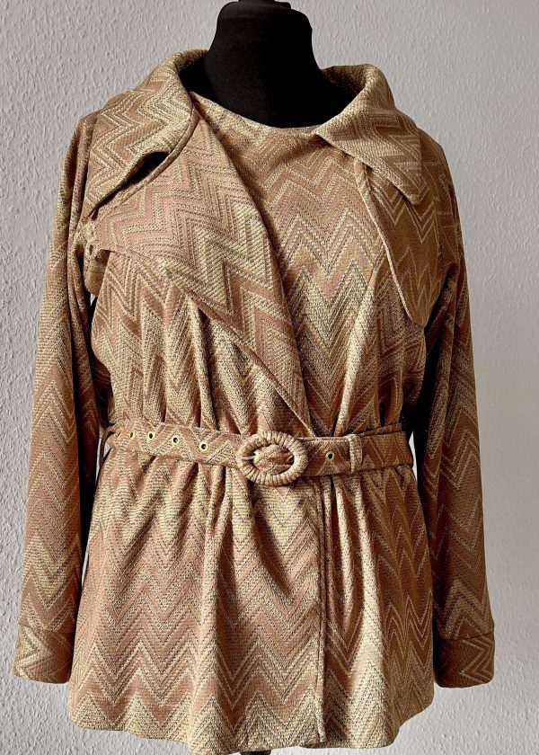 Wickeloptik Blazer- Golden- Calm.