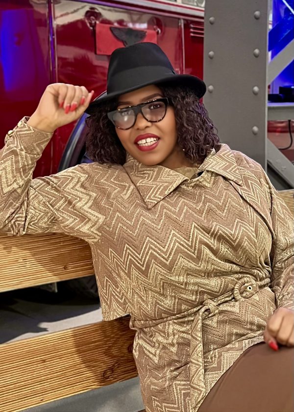 Wickeloptik Blazer- Golden- Calm.