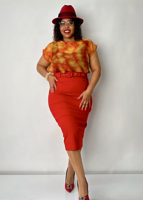 Bleistiftrock-Laflame