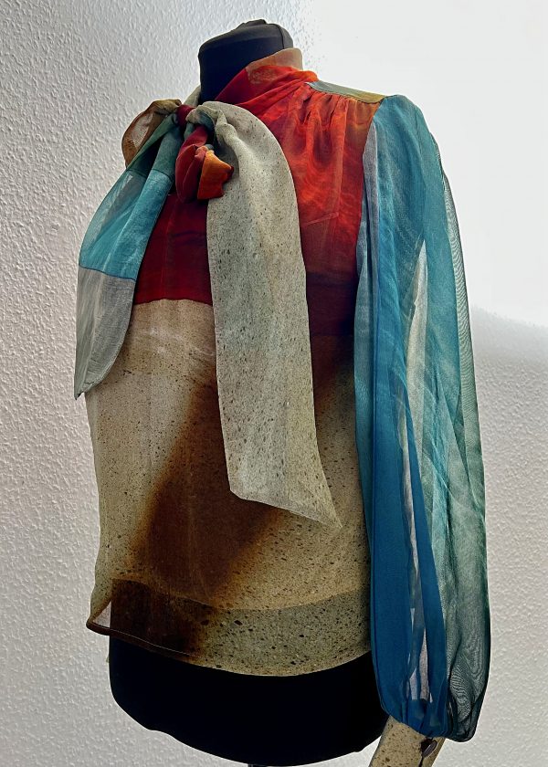 Schluppenbluse-Splash