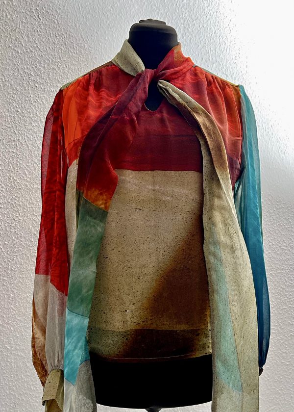 Schluppenbluse-Splash