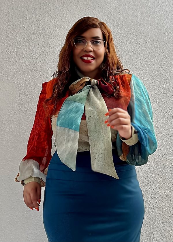 Schluppenbluse-Splash