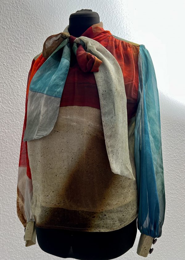 Schluppenbluse-Splash