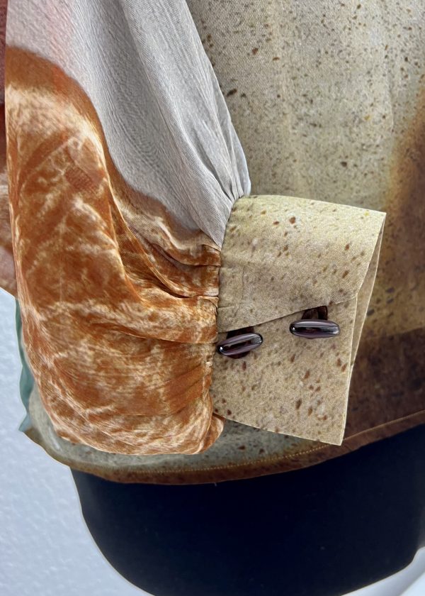 Schluppenbluse-Splash