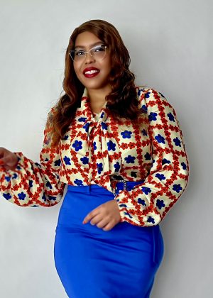 Schluppenbluse - Colchique