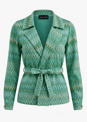 Wickeloptik- Blazer-Tulipas