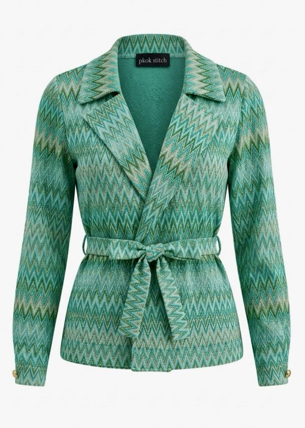 Wickeloptik- Blazer-Tulipas