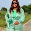Wickeloptik- Blazer-Tulipas
