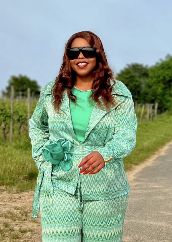 Wickeloptik- Blazer-Tulipas