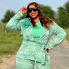 Wickeloptik- Blazer-Tulipas