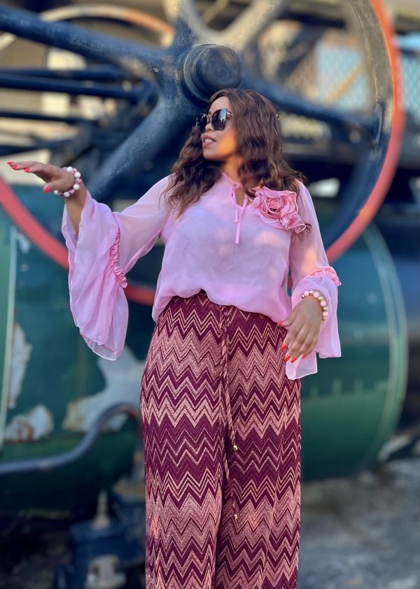 Bluse-Rose'Ruffle
