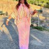 Leinenhose- Candy-Stripe