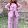 Wickeloptik Blazer-Soft Glamour